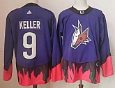 Coyotes 9 Clayton Keller Purple 2020-21 Reverse Retro Adidas Jersey,baseball caps,new era cap wholesale,wholesale hats